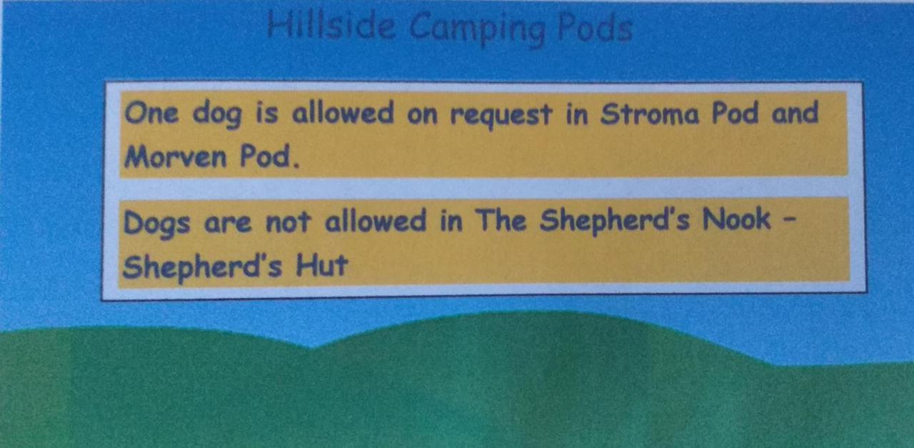 Hillside Camping Pods And Shepherd'S Hut ウィック エクステリア 写真